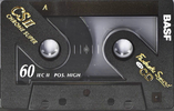 Compact Cassette BASF CS II Chrome Super 60 Type II Chrome 1995 Europe