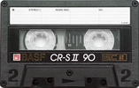 Compact Cassette BASF Chromdioxid Maxima II 90 "CR-M II" Type II Chrome 1985 North America