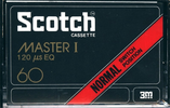 Compact Cassette Scotch Master I 60 Type I Normal 1977 Europe