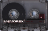 Compact Cassette Memorex HB II 90 Type II Chrome 1987 USA