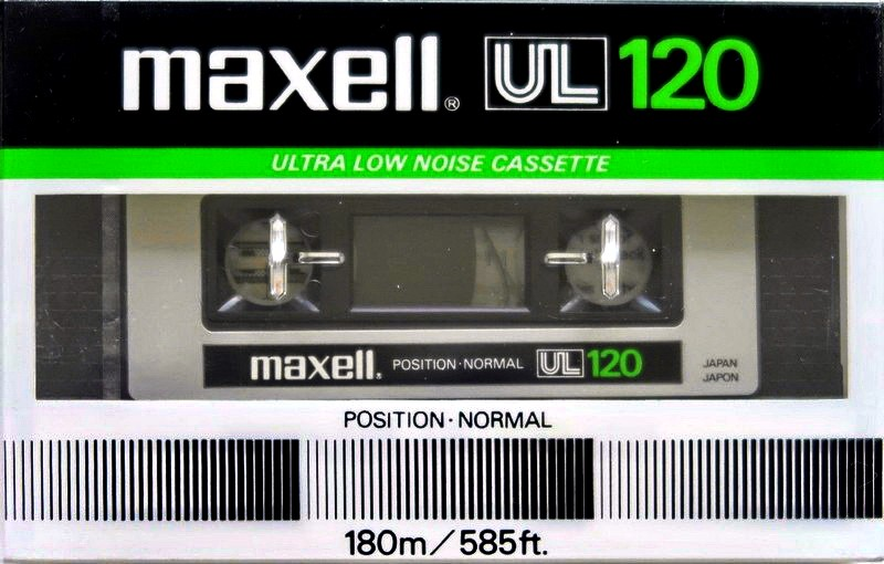 Compact Cassette Maxell UL 120 Type I Normal 1982 Europe