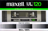 Compact Cassette Maxell UL 120 Type I Normal 1982 Europe