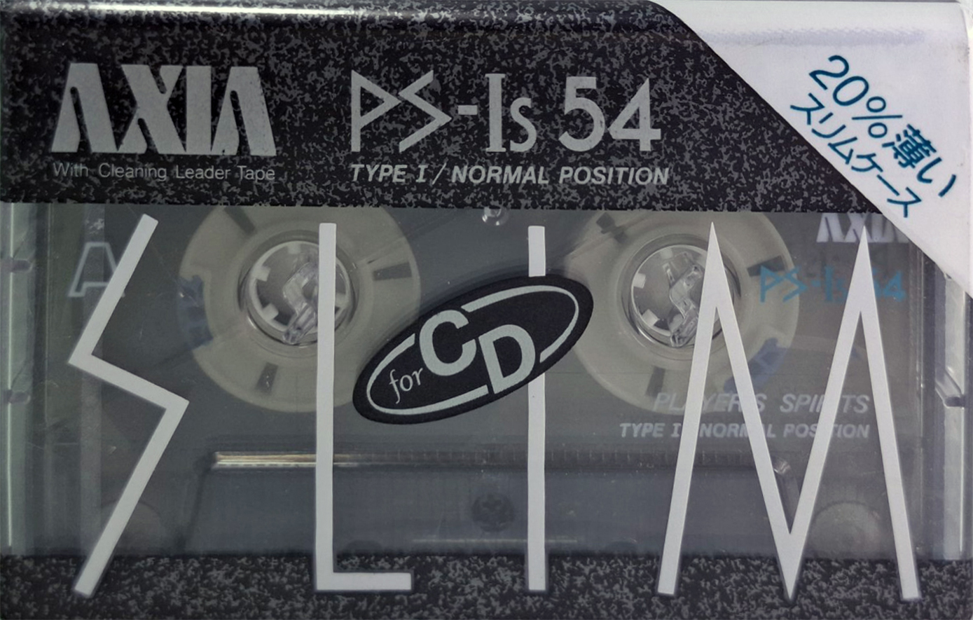 Compact Cassette AXIA PS-Is 54 "PS-1s S 54" Type I Normal 1989 Japan