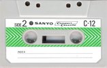 Compact Cassette Sanyo 12 Demonstration Tape Japan