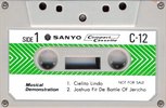 Compact Cassette Sanyo 12 Demonstration Tape Japan