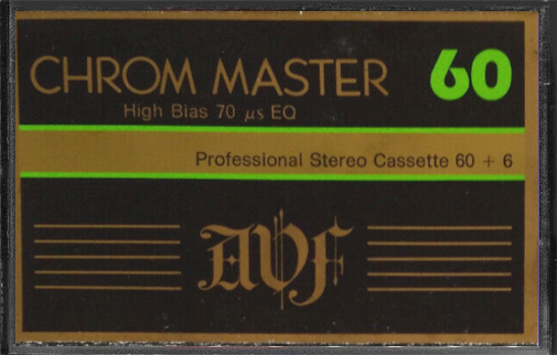 Compact Cassette AVF 60 Type II Chrome Italy