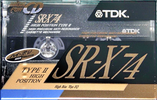Compact Cassette TDK SR-X 74 "SR-X74M" Type II Chrome 1990 Japan