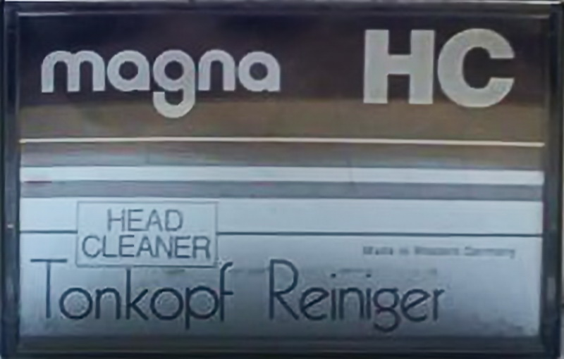 Compact Cassette Magna Cleaning Cassette 1980 Europe