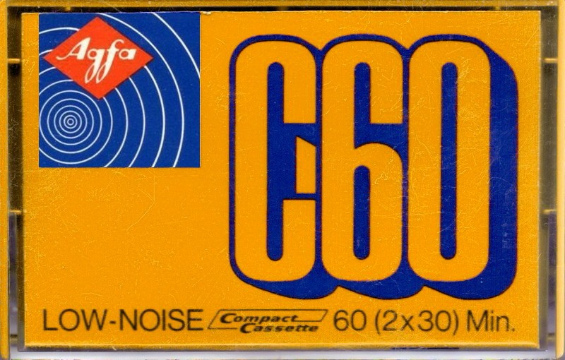Compact Cassette AGFA 60 Type I Normal 1971 Germany