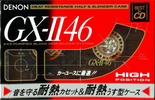 Compact Cassette Denon GX-II 46 Type II Chrome 1992 Japan