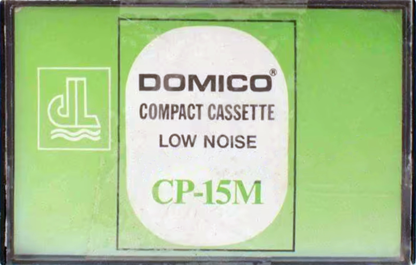 Compact Cassette Domico 15 "CP-15M" Computer Cassette Hong Kong