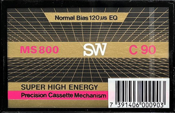 Compact Cassette SW MS 800 90 Type I Normal