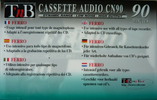 Compact Cassette TnB CN 90 Type I Normal 1994 Europe