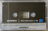 Compact Cassette Ampex 472 30 Type II Chrome 1985 South Korea
