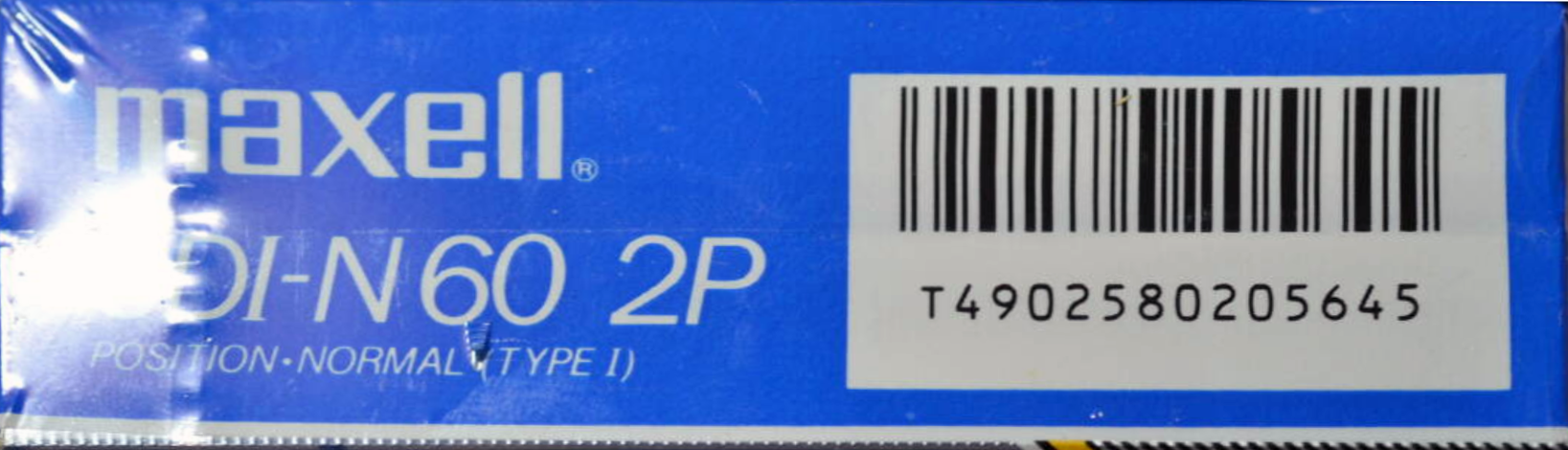 2 pack Maxell UDI-N 60 Type I Normal 1985 Japan