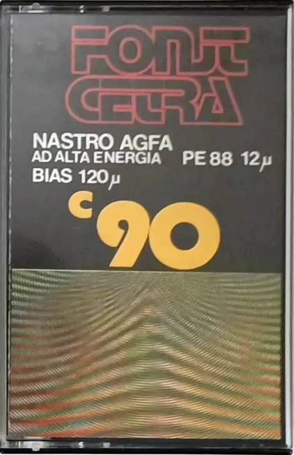 Compact Cassette Fonit Cetra 90 Type I Normal Italy