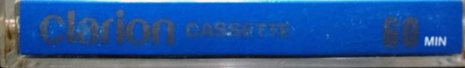 Compact Cassette Clarion 60 Type I Normal 1990 Hong Kong