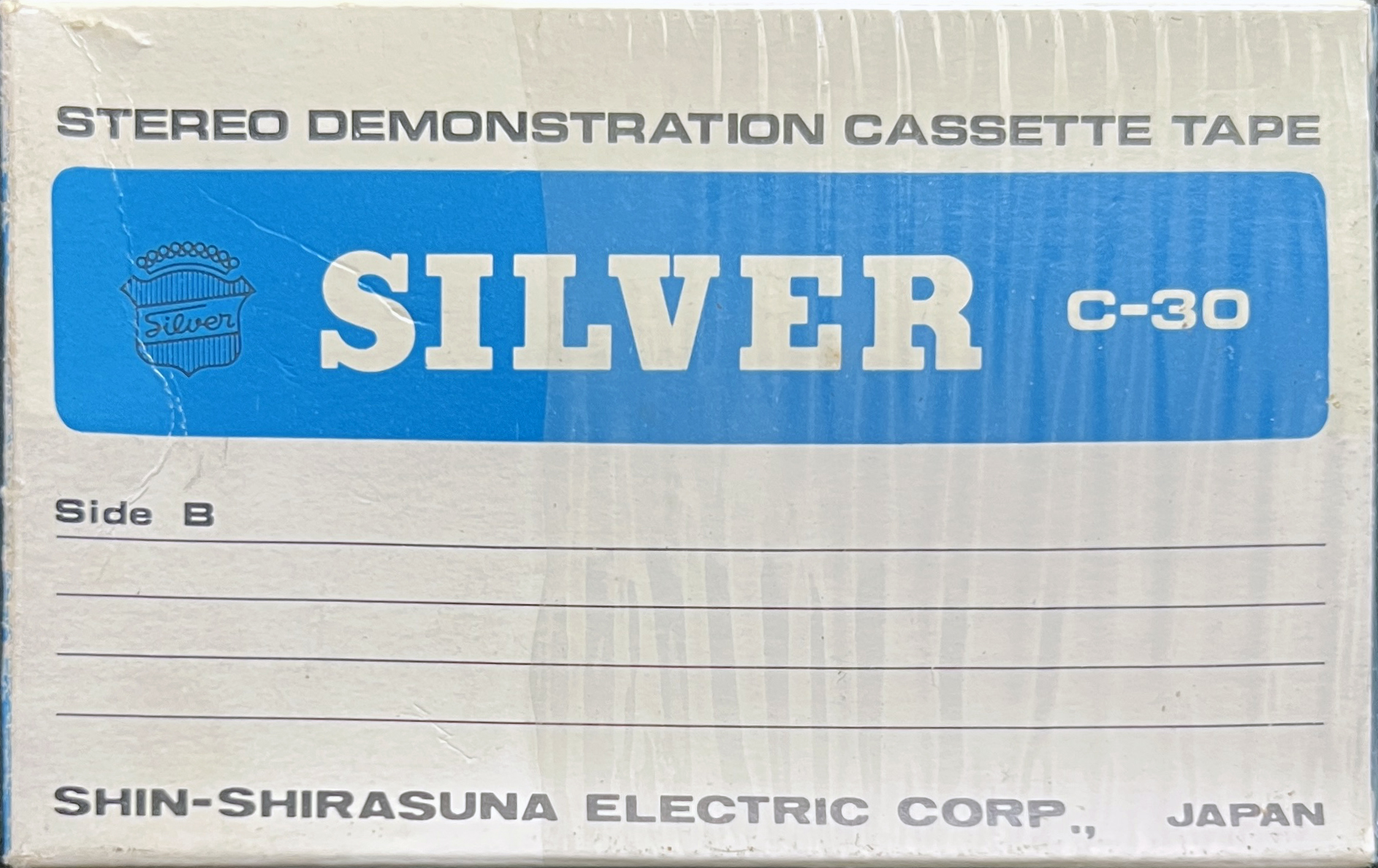 Compact Cassette Silver 30 "ME-229" Demonstration Tape 1981 Europe