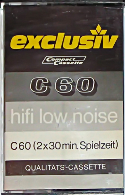 Compact Cassette Exclusiv 60 Type I Normal Hong Kong