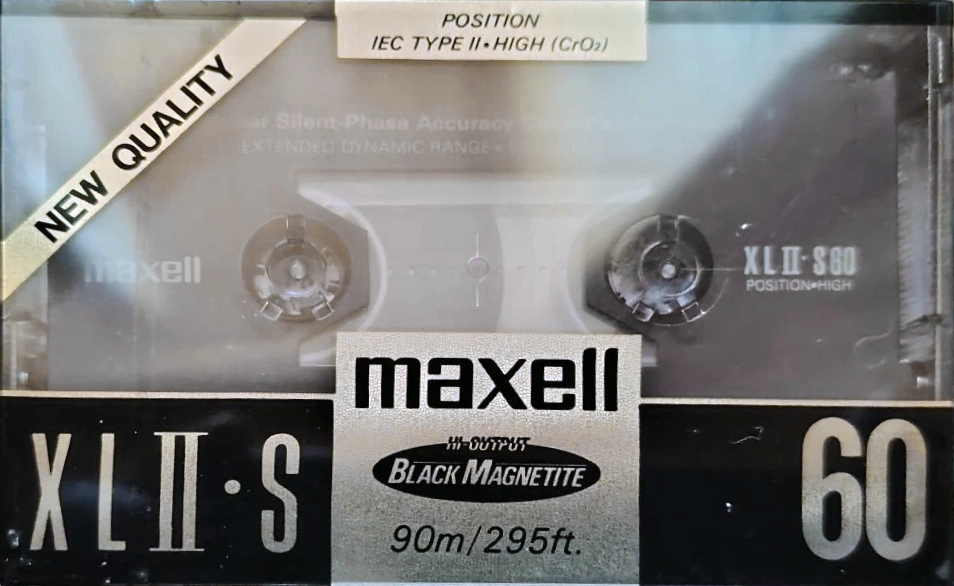Compact Cassette Maxell XLII-S 60 Type II Chrome 1991 Europe