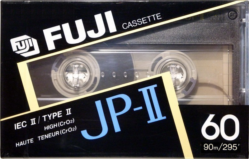 Compact Cassette Fuji JP-II 60 Type II Chrome 1989 Europe