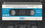 Compact Cassette Aiwa "DMC-160" Demonstration Tape 1976 Japan