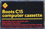 Compact Cassette Boots / Boots Audio 15 "C15" Computer Cassette 1984 UK