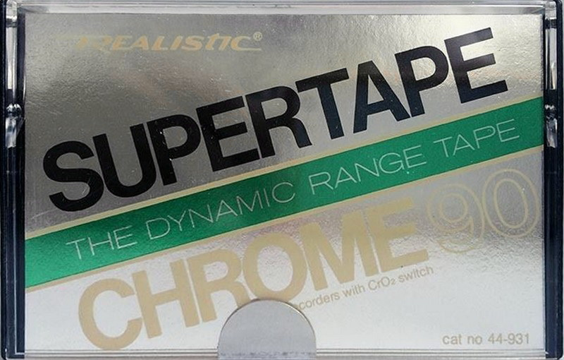 Compact Cassette SUPERTAPE Chrome 90 Type II Chrome 1978 USA