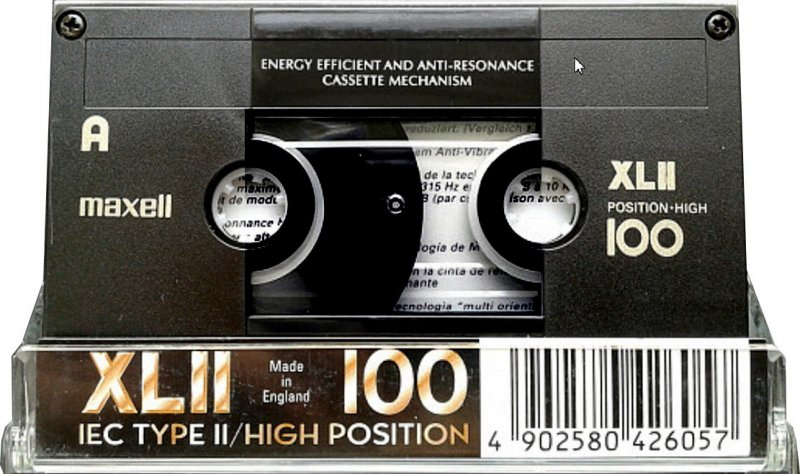 Compact Cassette Maxell XLII 100 Type II Chrome 1998 Europe