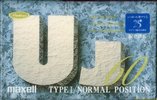 Compact Cassette Maxell UJ 60 "UJ-60" Type I Normal 1996 Japan