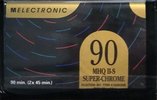 Compact Cassette Melectronic MHQ II-S 90 Type II Chrome 1993 Switzerland
