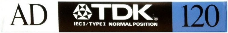 Compact Cassette TDK AD 120 Type I Normal 1988 Australia, Europe