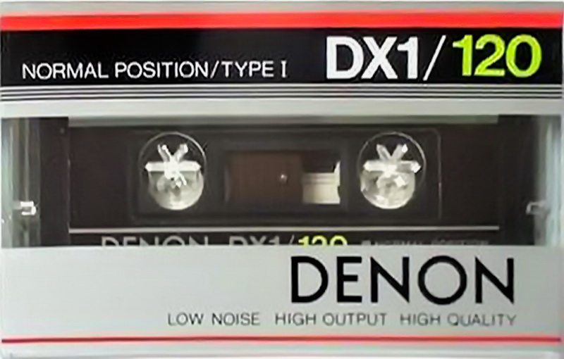 Compact Cassette Denon DX1 120 Type I Normal 1983 Japan