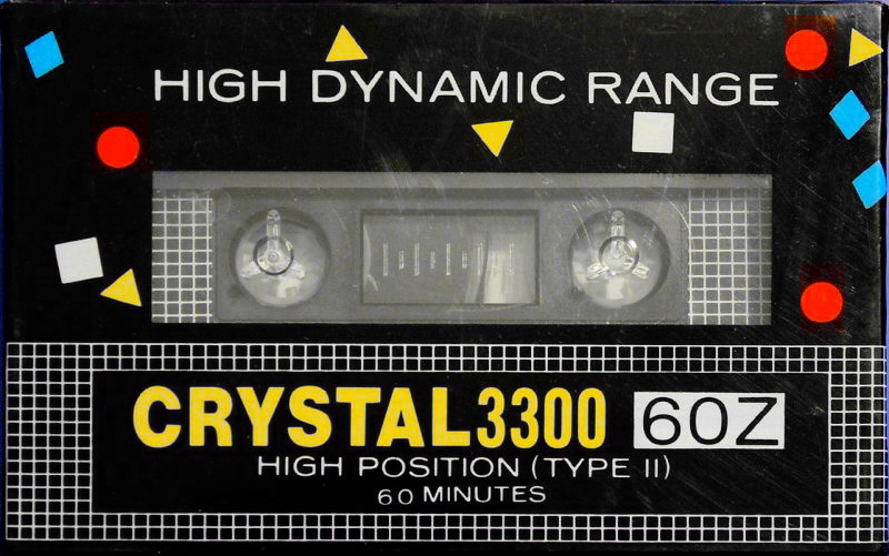 Compact Cassette Crystal 3300 60 Type II Chrome Japan