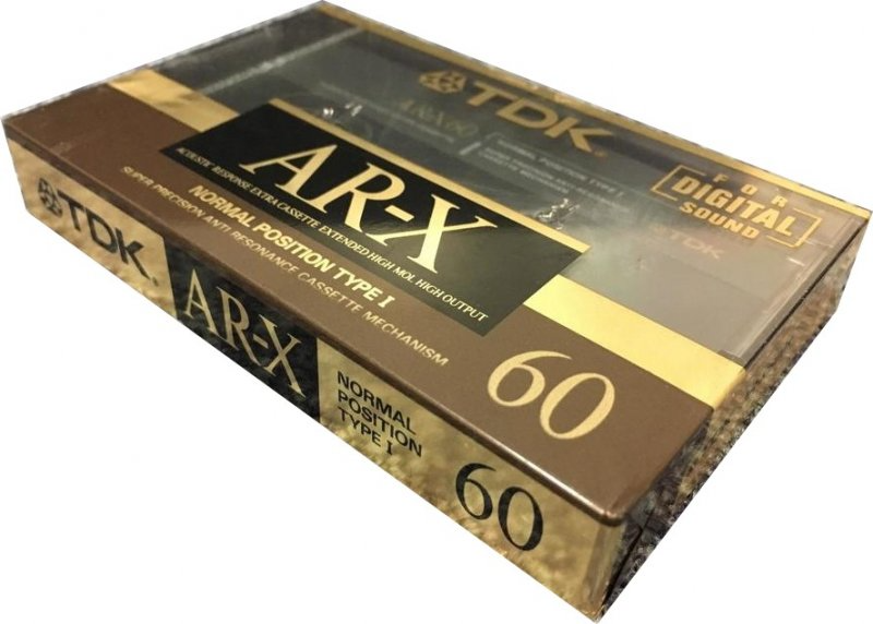 Compact Cassette TDK AR-X 60 "AR-X60M" Type I Normal 1990 Japan