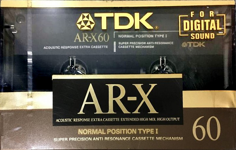 Compact Cassette TDK AR-X 60 "AR-X60M" Type I Normal 1990 Japan