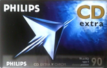 Compact Cassette Philips CD Extra 90 Type II Chrome 1998 Europe