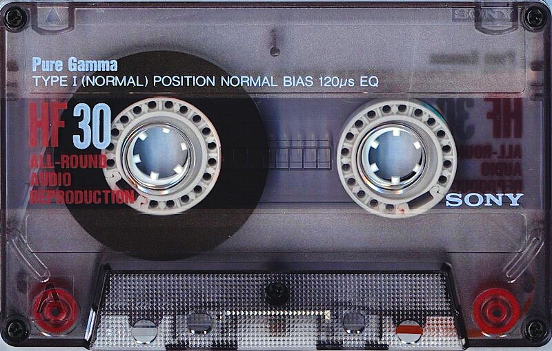 Compact Cassette Sony HF 30 Type I Normal 1991 Japan