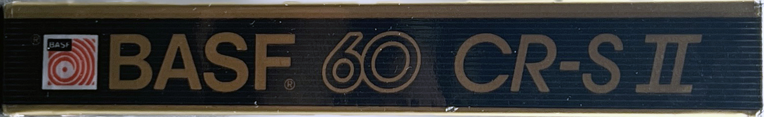 Compact Cassette BASF Chromdioxid Super II 60 Type II Chrome 1985 Europe