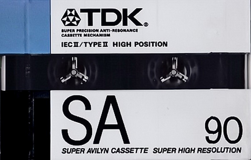Compact Cassette TDK SA 90 Type II Chrome 1988 Australia, Europe
