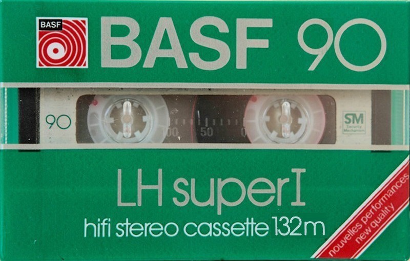 Compact Cassette BASF LH Super I 90 "LH Super I" Type I Normal 1982 Europe