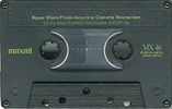Compact Cassette Maxell MX 46 Type IV Metal 1988 Japan