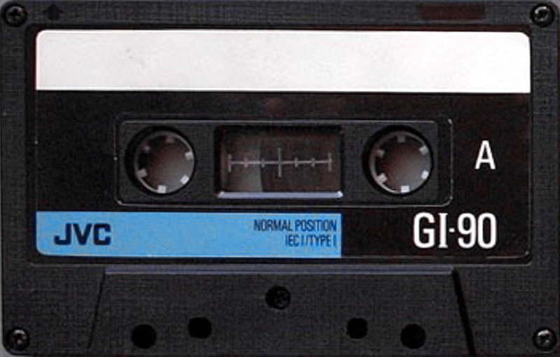 Compact Cassette JVC GI 90 "G1-90AN" Type I Normal 1990 North America