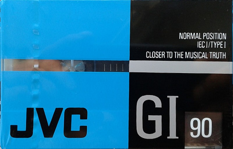 Compact Cassette JVC GI 90 "G1-90AN" Type I Normal 1990 North America