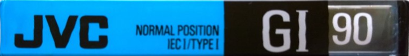 Compact Cassette JVC GI 90 "G1-90AN" Type I Normal 1990 North America