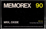 Compact Cassette Memorex MRX3 Oxide 90 Type I Normal 1978 USA