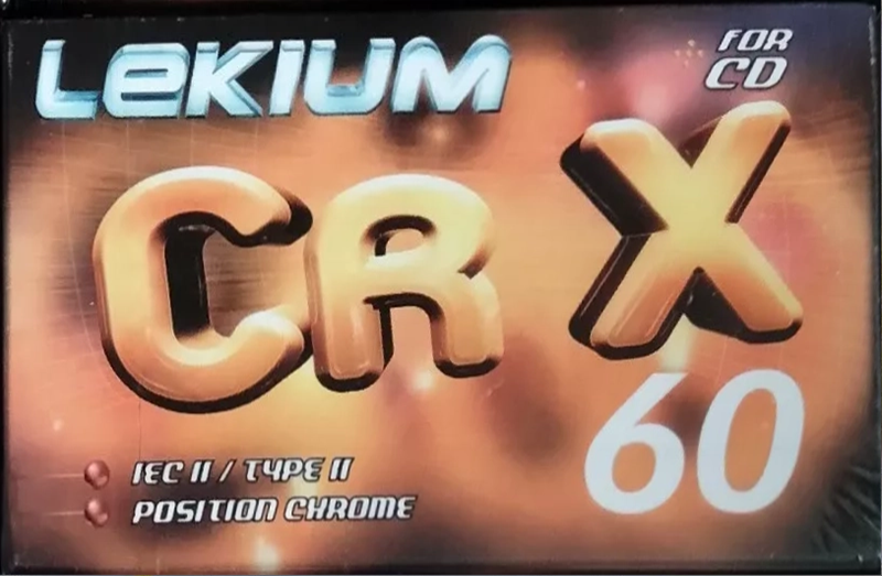 Compact Cassette Lekium CR X 60 Type II Chrome Europe