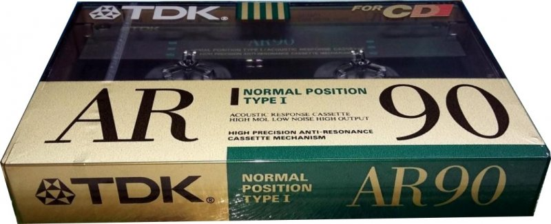 Compact Cassette TDK AR 90 "AR-90M" Type I Normal 1990 Japan