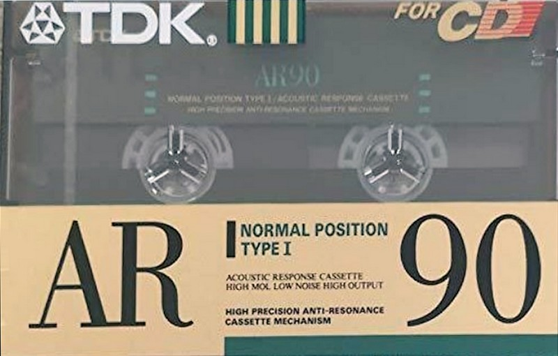 Compact Cassette TDK AR 90 "AR-90M" Type I Normal 1990 Japan