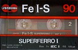 Compact Cassette Sonovox Fe I-S 90 "Superferro I" Type I Normal 1983 Portugal